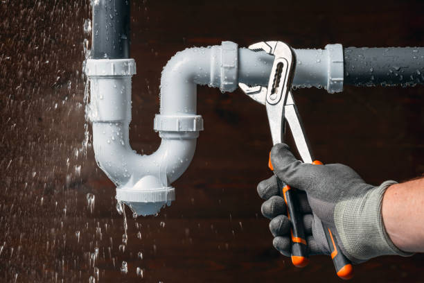 Professional Drain Cleaning technician working in Lopez Island, WA